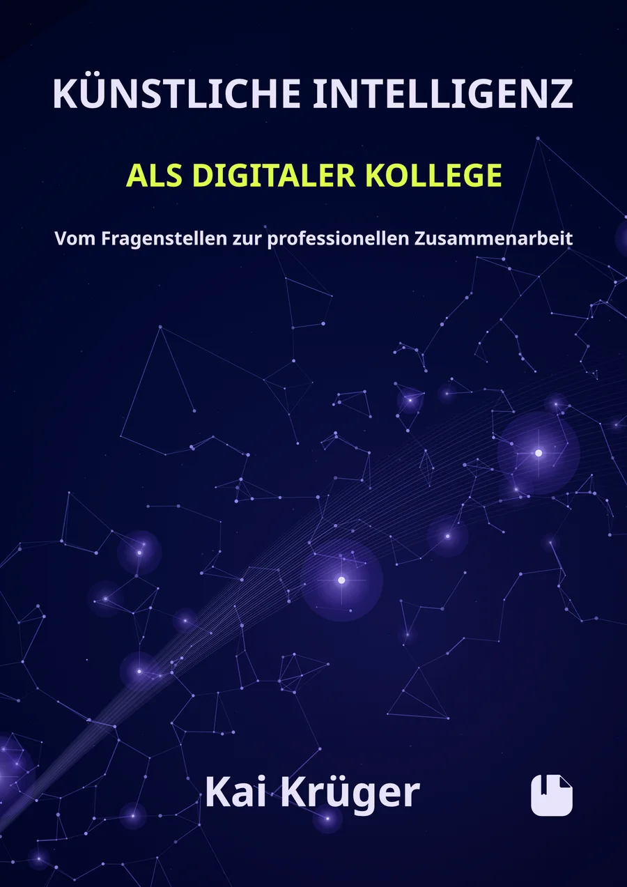 Cover: Künstliche Intelligenz als digitaler Kollege von Kai Krüger